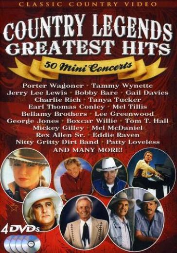 Country legends greatest hits / various (4pc)