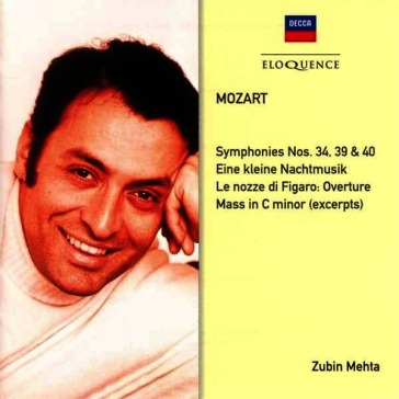 Mozart: sinfonien nr.34, 39, 40, eine kl