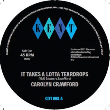 It takes a lotta teardrops, i'm in love