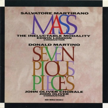 Martino: seven pious pieces, martirano: