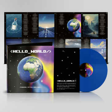 Hello world - lp colorato ocean blue