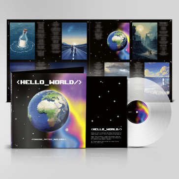 Hello world - lp colorato cloudy white