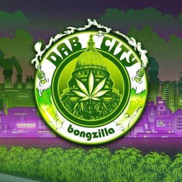 Dab city (3 colored striped violet/white