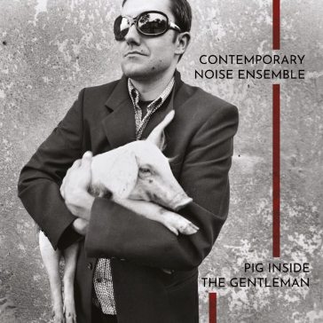 Pig inside the gentleman