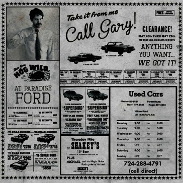 Used cars b/w wish you were hair