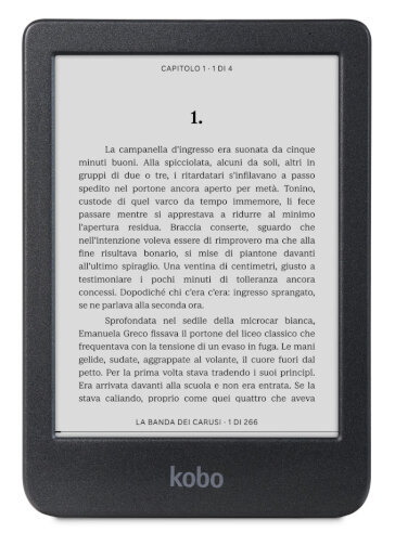 Kobo Clara Black and White colore Nero