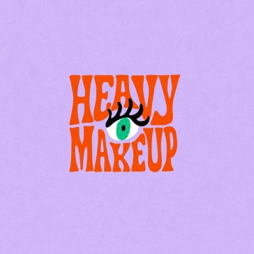Heavy makeup
