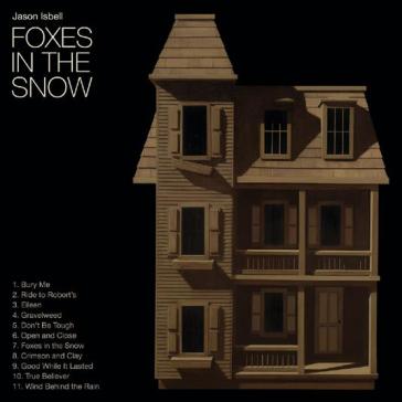 Foxes in the snow (metallic gold vinyl)