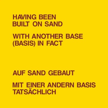 Having been built on sand