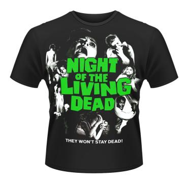 Night Of The Living Dead - Poster (T-Shirt Uomo L)