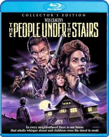 People under the stairs