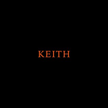 Keith - orange & black with splatter