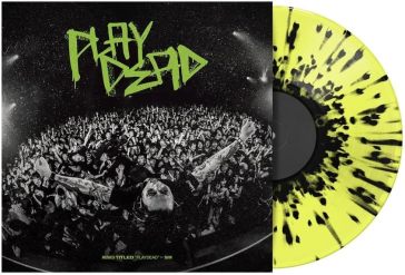 Playdead - yellow with black splatter