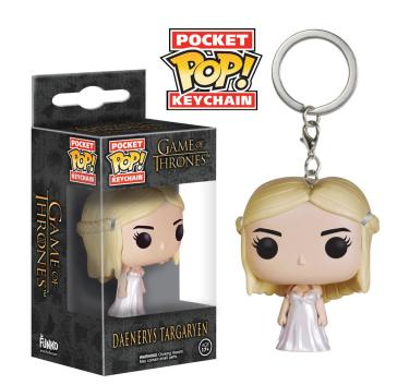 Daenerys targaryen: pocket pop! keychain x game of thrones vinyl figure