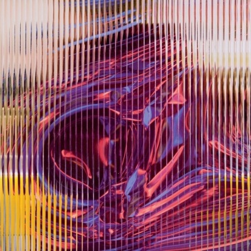 Along the simple line (transparent purpl