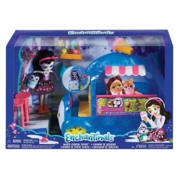 Mattel FKY58 - Enchantimals - Camioncino Dei Gelati - Pinguino