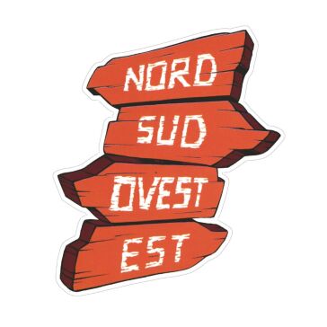Nord sud ovest est (vinile sagomato)