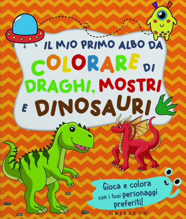 Il mio primo albo da colorare di draghi, mostri