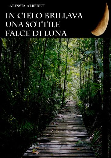 In Cielo Brillava Una Sottile Falce Di Luna