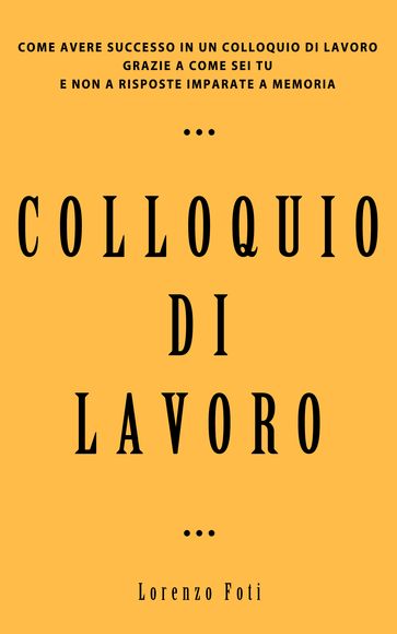 Colloquio di lavoro