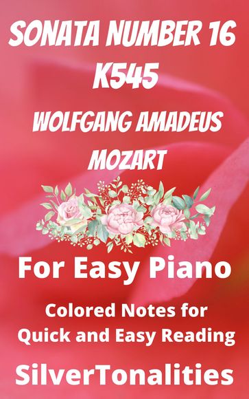 Piano Sonata Number 16 K545 for Easy Piano