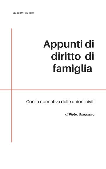 Appunti di DIRITTO di FAMIGLIA