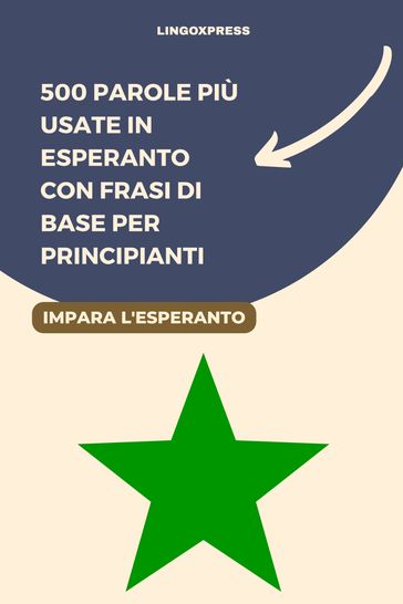 500 Parole Più Usate in Esperanto con Frasi di Base per Principianti