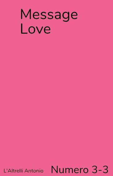 MessageLove Numero 3-3
