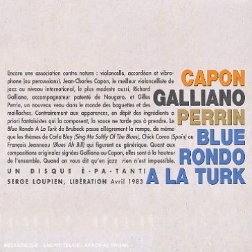 Blue rondo a la turk