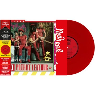 Red patent leather (vinyl red)