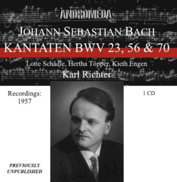 Bach kantaten bwv 23,56,70