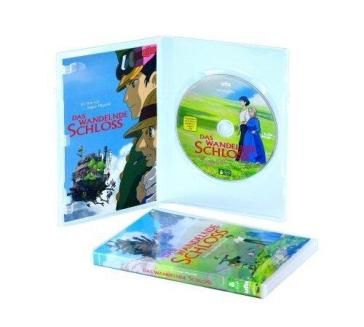 Single dvd library box, 100 % virgin material, wit