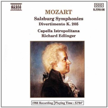 3 salzburg symphonies, divertimentoo k.2