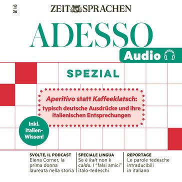 Italienisch lernen Audio  Aperitivo statt Kaffeeklatsch