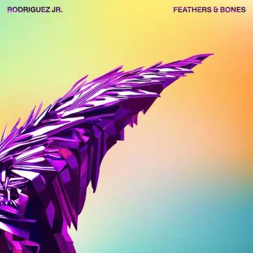Feathers & bones - blue curacao vinyl
