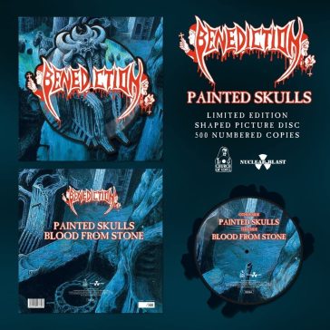 Painted skulls - shaped picture vinyl