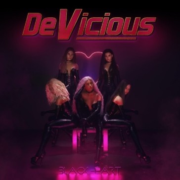 Black heart - pink edition