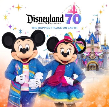 "california disneyland resort 70th anniv