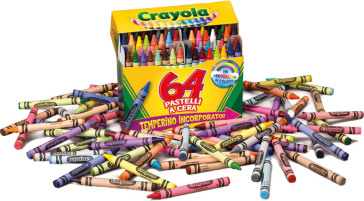64 pastelli a cera