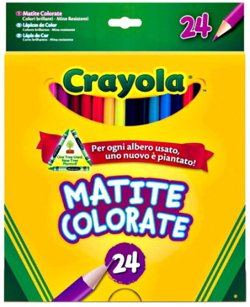Crayola Matite Colorate 24pz