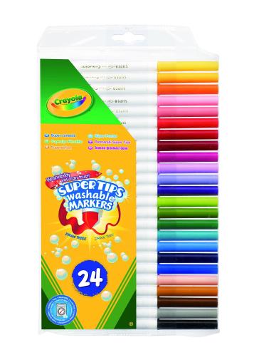 Crayola Pennarelli Superpunta Lav. 24pz
