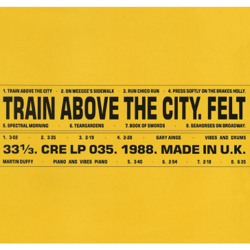 Train above the city