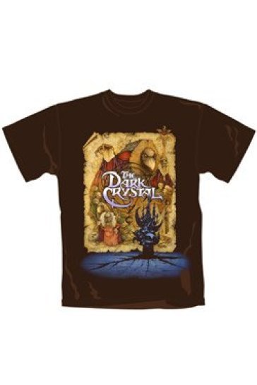 Dark crystal - retro poster - t-shirt (large) /clothing