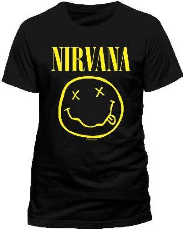 Nirvana - Smiley (T-Shirt Uomo L)