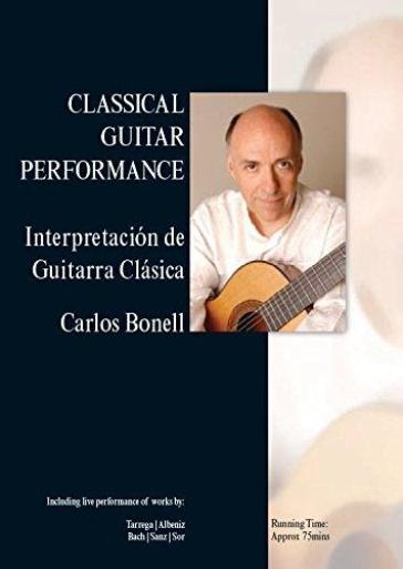 Classical guitar performance