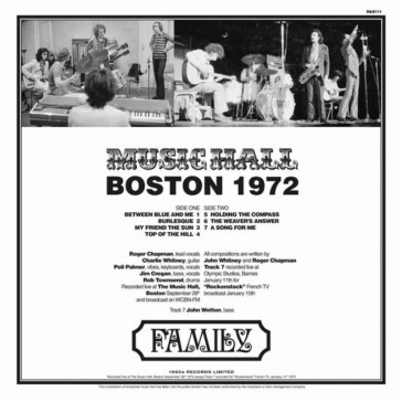 Boston music hall 1972
