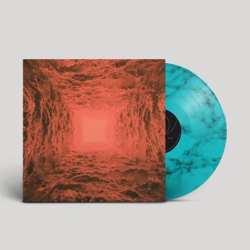 I - turquoise/black marble vinyl