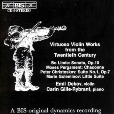 Virtuoso violin works from xx cent.