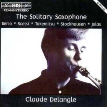 Solitary saxophone
