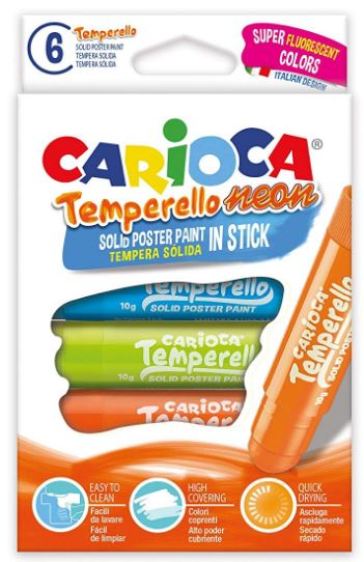 Carioca Temperello Neon 6 Pz.